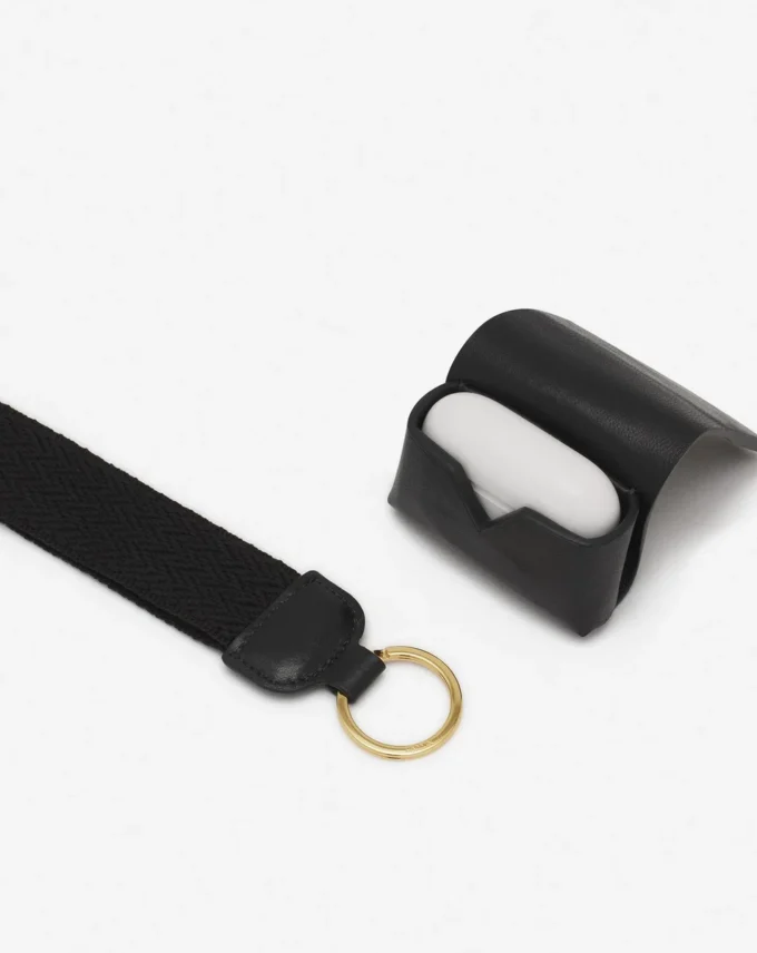 Husă din piele cu semnătura Lanvin pentru Airpods Pro Husă din piele cu semnătura Lanvin pentru Airpods Pro