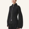 Jacheta din bumbac fleece și cașmir Jacheta din bumbac fleece și cașmir