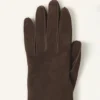 Mănuși lungi și subțiri din piele de căprioară Mănuși lungi și subțiri din piele de căprioară