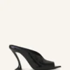 Mule Midnight Step din piele lăcuită Mule Midnight Step din piele lăcuită