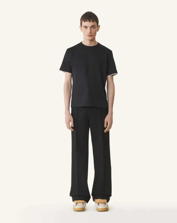 Pantaloni chino din lână ușoară Pantaloni chino din lână ușoară