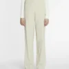 Pantaloni croiți din amestec de lână Pantaloni croiți din amestec de lână
