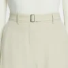 Pantaloni croiți din amestec de lână Pantaloni croiți din amestec de lână