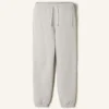 Pantaloni de jogging din bumbac fleece și cașmir Pantaloni de jogging din bumbac fleece și cașmir