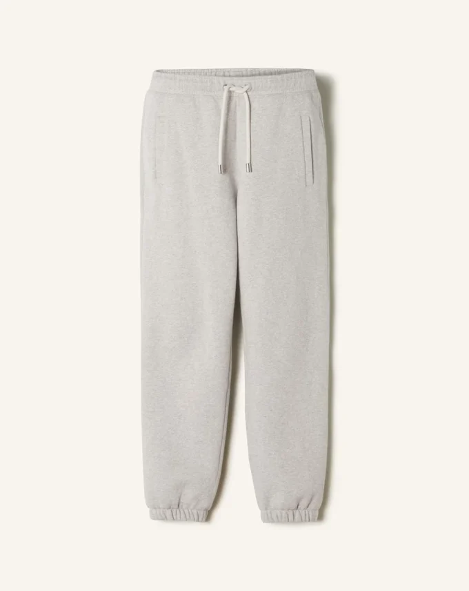 Pantaloni de jogging din bumbac fleece și cașmir Pantaloni de jogging din bumbac fleece și cașmir