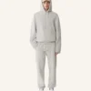 Pantaloni de jogging din bumbac fleece și cașmir Pantaloni de jogging din bumbac fleece și cașmir
