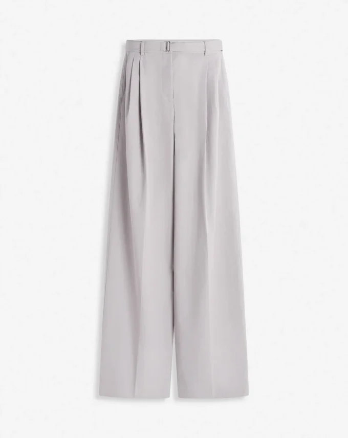 Pantaloni din bumbac cu pinteni Pantaloni din bumbac cu pinteni
