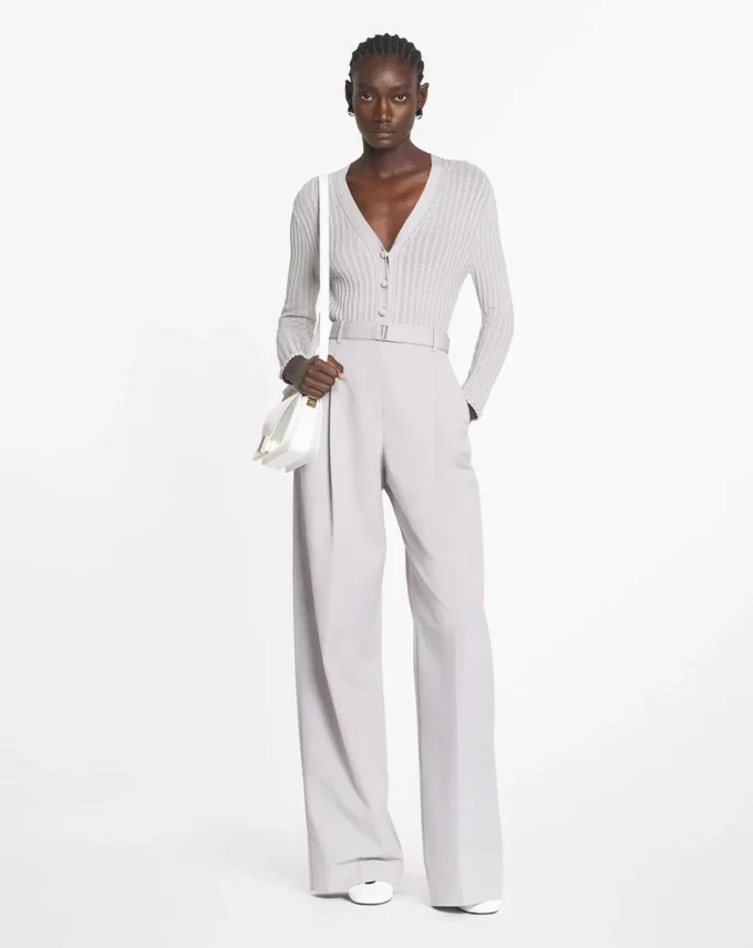 Pantaloni din bumbac cu pinteni Pantaloni din bumbac cu pinteni
