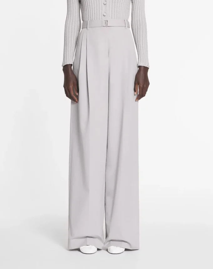 Pantaloni din bumbac cu pinteni Pantaloni din bumbac cu pinteni