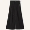 Pantaloni din bumbac fleece și cașmir Pantaloni din bumbac fleece și cașmir