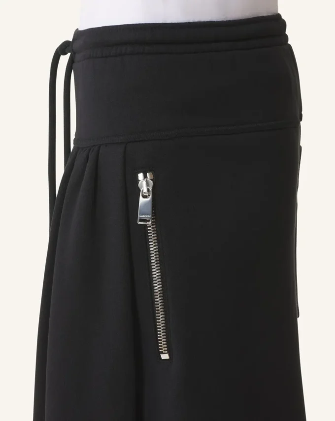 Pantaloni din bumbac fleece și cașmir Pantaloni din bumbac fleece și cașmir