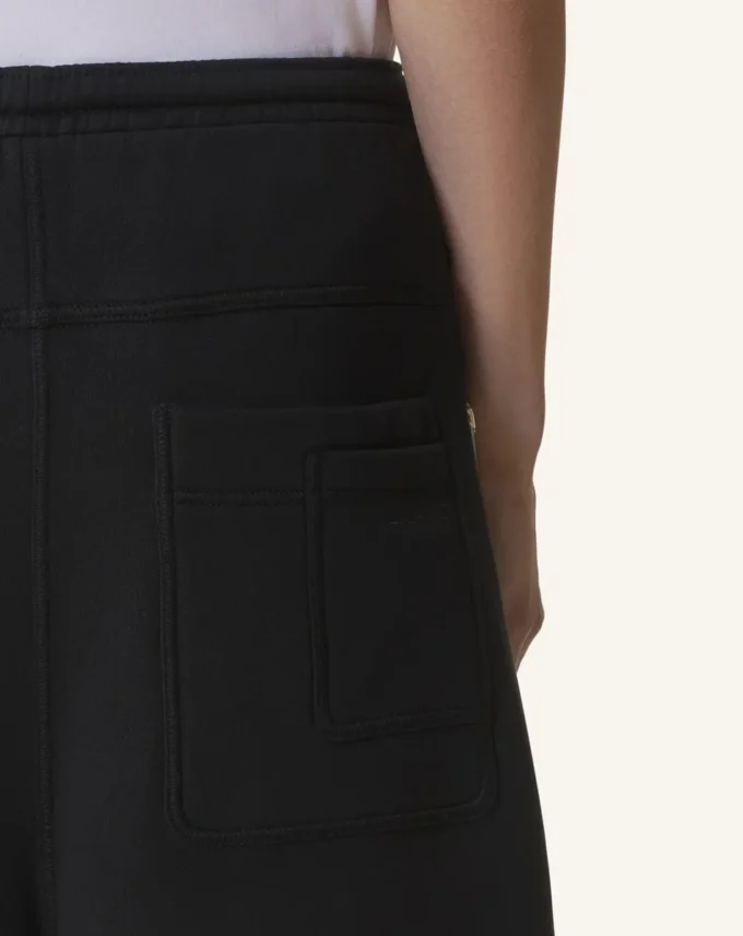 Pantaloni din bumbac fleece și cașmir Pantaloni din bumbac fleece și cașmir