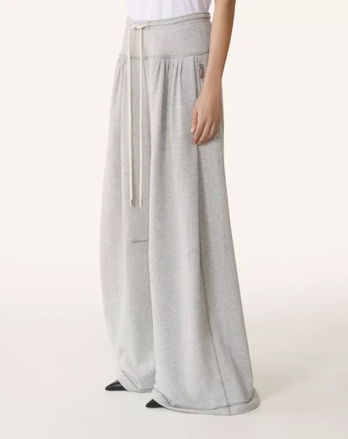 Pantaloni din bumbac jersey Pantaloni din bumbac jersey