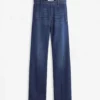 Pantaloni din denim cu croială dreaptă Pantaloni din denim cu croială dreaptă