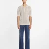 Pantaloni din denim cu croială dreaptă Pantaloni din denim cu croială dreaptă