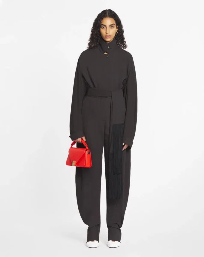 Pantaloni din lână și viscoză Pantaloni din lână și viscoză