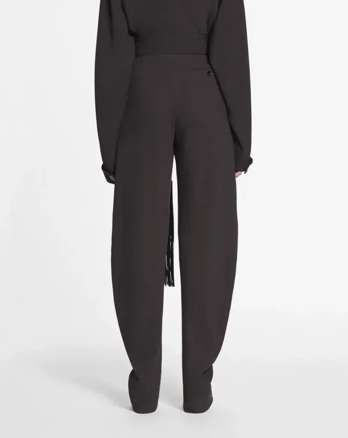 Pantaloni din lână și viscoză Pantaloni din lână și viscoză