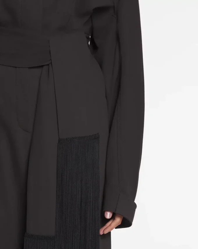 Pantaloni din lână și viscoză Pantaloni din lână și viscoză