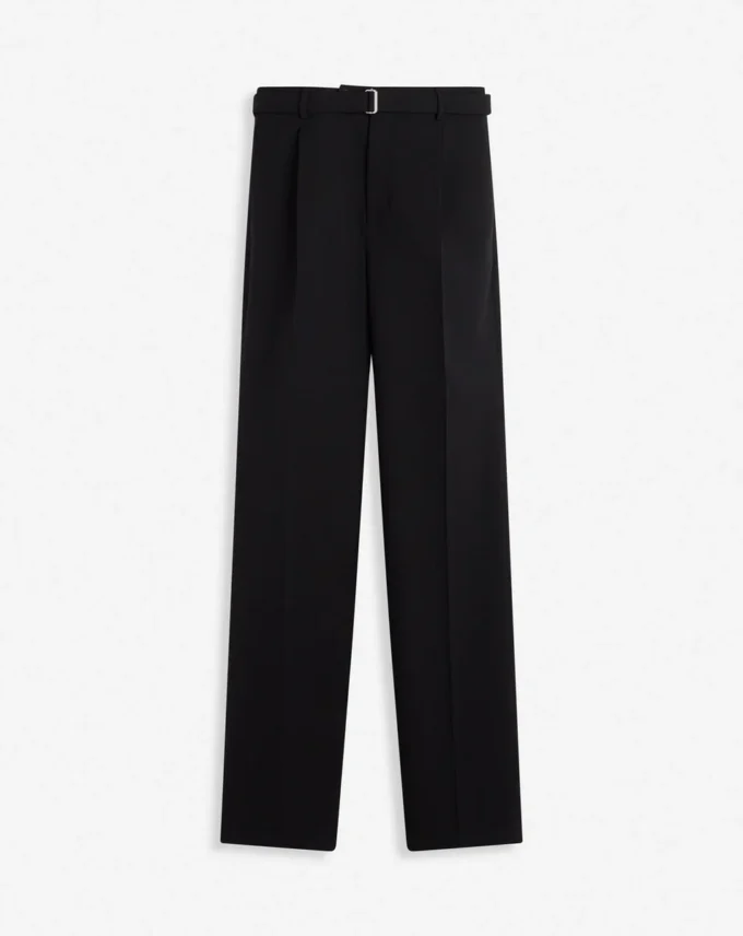 Pantaloni drepți din lână Pantaloni drepți din lână