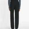Pantaloni drepți din lână Pantaloni drepți din lână