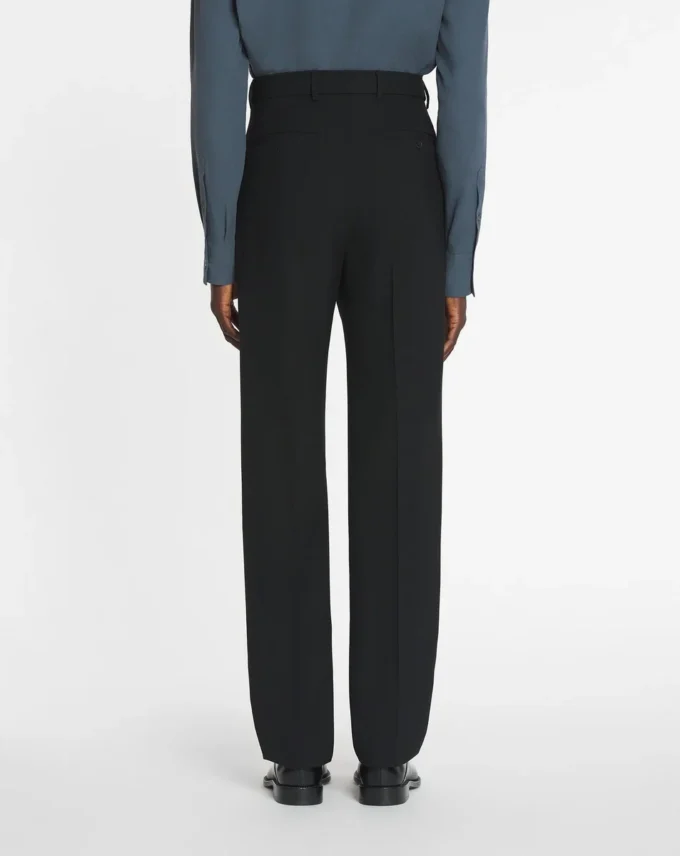 Pantaloni drepți din lână Pantaloni drepți din lână