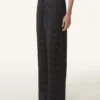 Pantaloni fluizi din viscoză jacquard Pantaloni fluizi din viscoză jacquard