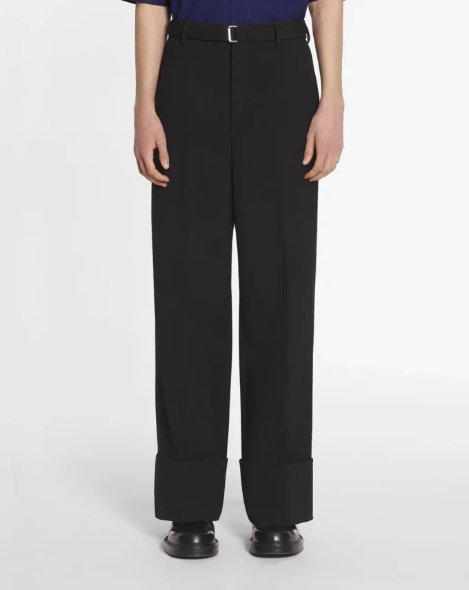 Pantaloni largi cu manșete Pantaloni largi cu manșete