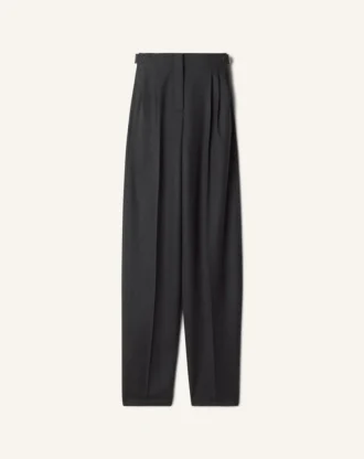 Pantaloni largi din flanel