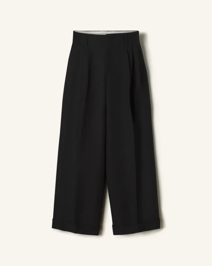 Pantaloni largi din flanel Pantaloni largi din flanel