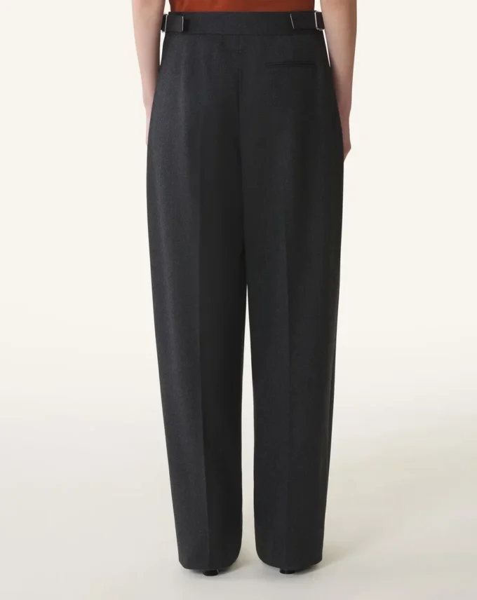 Pantaloni largi din flanel Pantaloni largi din flanel