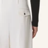 Pantaloni largi din lână Pantaloni largi din lână