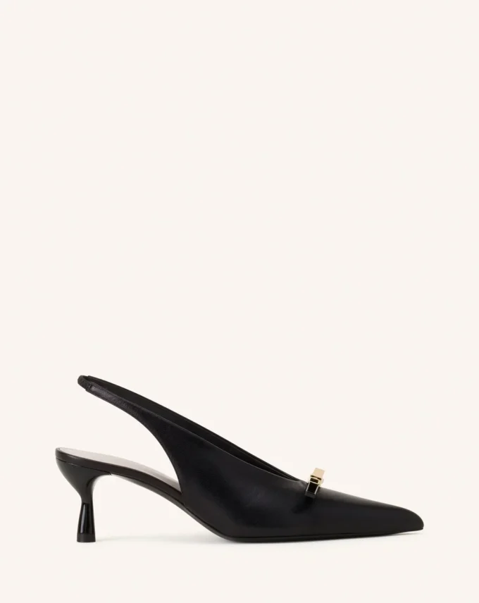 Pantofi cu baretă din piele Lanvin Bow Pantofi cu baretă din piele Lanvin Bow