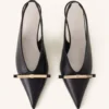 Pantofi cu baretă din piele Lanvin Bow Pantofi cu baretă din piele Lanvin Bow