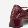 Pantofi cu toc Mary Jane din piele lucioasă Pantofi cu toc Mary Jane din piele lucioasă
