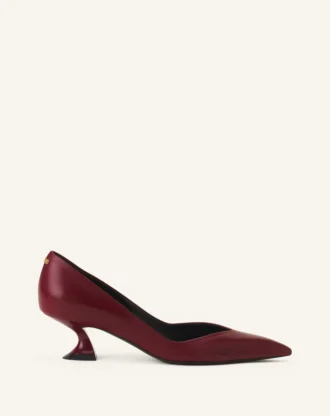 Pantofi cu toc înalt Midnight Step din piele