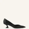 Pantofi cu toc înalt Midnight Step din piele