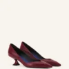 Pantofi cu toc înalt Midnight Step din piele