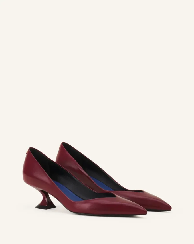 Pantofi cu toc înalt Midnight Step din piele