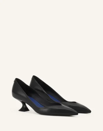 Pantofi cu toc înalt Midnight Step din piele