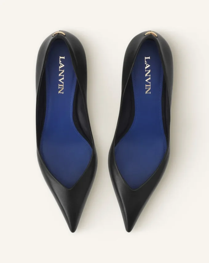 Pantofi cu toc înalt Midnight Step din piele