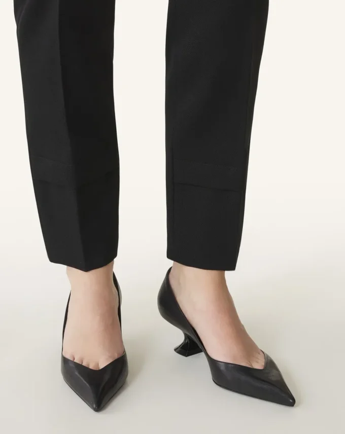 Pantofi cu toc înalt Midnight Step din piele