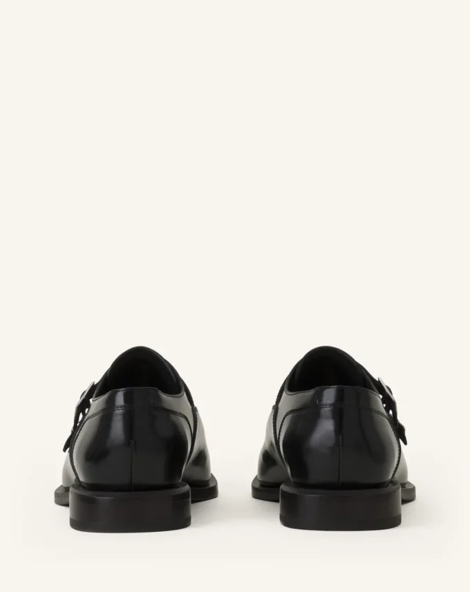 Pantofi Monk din piele lucioasă Pantofi Monk din piele lucioasă