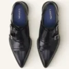 Pantofi Monk din piele lucioasă Pantofi Monk din piele lucioasă