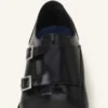 Pantofi Monk din piele lucioasă Pantofi Monk din piele lucioasă