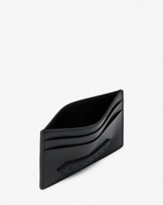 Portcard din piele cu semnătura Lanvin Portcard din piele cu semnătura Lanvin