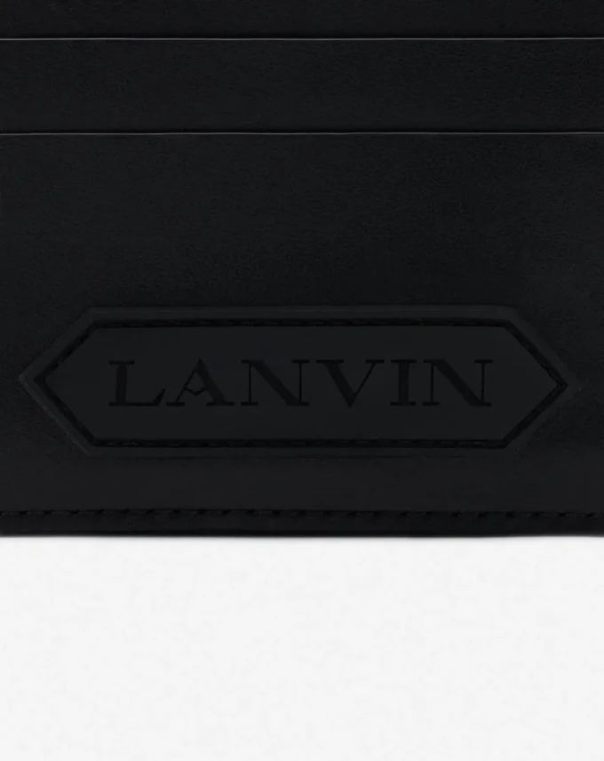 Portcard din piele cu semnătura Lanvin Portcard din piele cu semnătura Lanvin