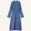 Rochie cămașă din bumbac poplin Rochie cămașă din bumbac poplin