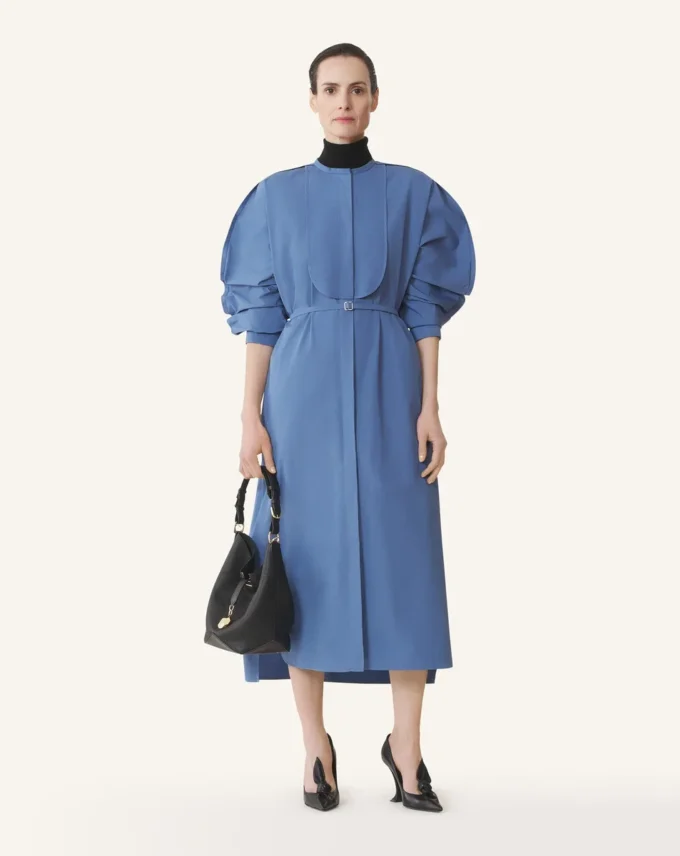 Rochie cămașă din bumbac poplin Rochie cămașă din bumbac poplin