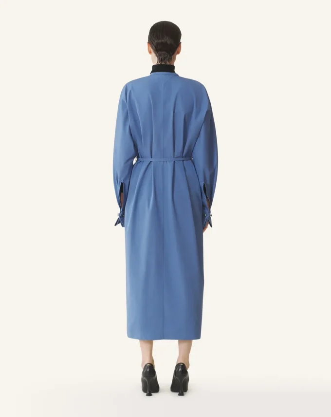 Rochie cămașă din bumbac poplin Rochie cămașă din bumbac poplin