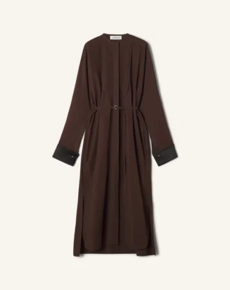 Rochie cămașă din popelină de bumbac